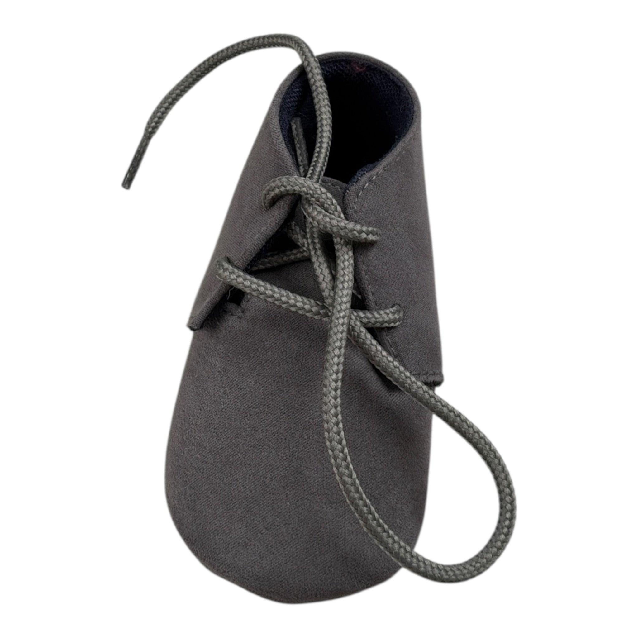 Le Bebe' Sneakers tinta unita con Lacci Grigio per Neonato LBB5247 GRIGIO LE BEBE' 