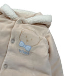 Le Bebe' Cappotto tinta unita con Cappuccio E Bottoni Beige per Neonato LBB5602 BEIGE LE BEBE' 