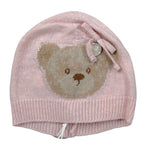Le Bebe' Cappello tinta unita con Stampa Rosa per Neonata LBG5979 ROSA LE BEBE' 