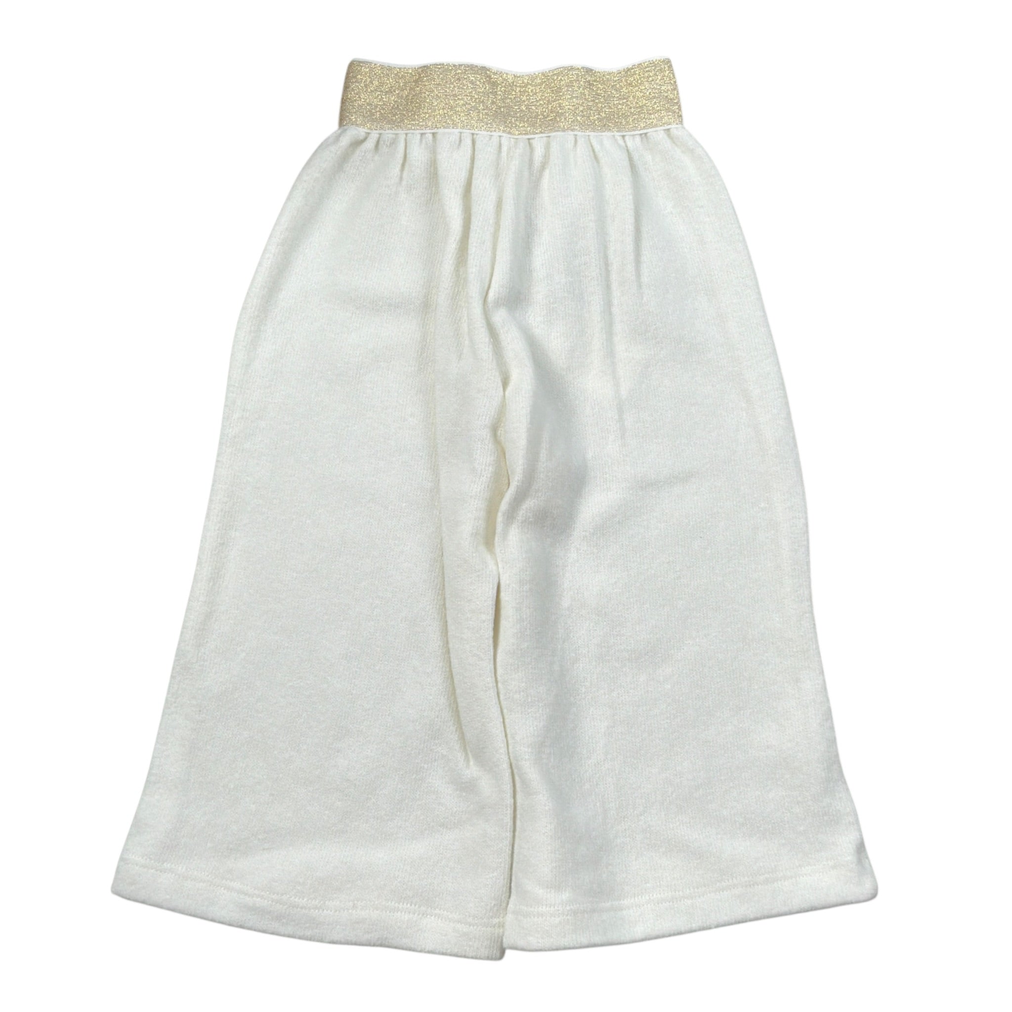Le Bebe' Pantalone tinta unita Modello A Palazzo Panna per Neonata LBG6097 PANNA LE BEBE' 