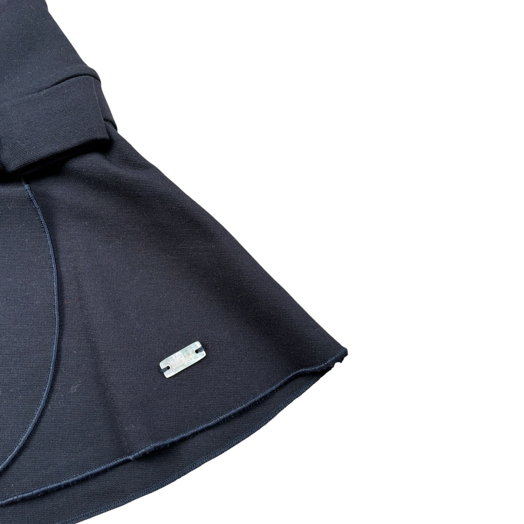 Le Bebe' Gonna tinta unita con Elastico In Vita Blu per Bambina LBG6107J BLU LE BEBE' 