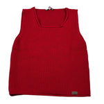 Le Coconne Gilet tinta unita Rosso per Bambina LCN1234 ROSSO LE COCONNE 