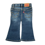 Levi'S Jeans tinta unita Modello A Zampa Blu per Neonata 1EK988 BLU LEVI'S 