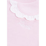 Levi'S Felpa tinta unita con Colletto Rosa per Neonata 1EN575 ROSA LEVI'S 