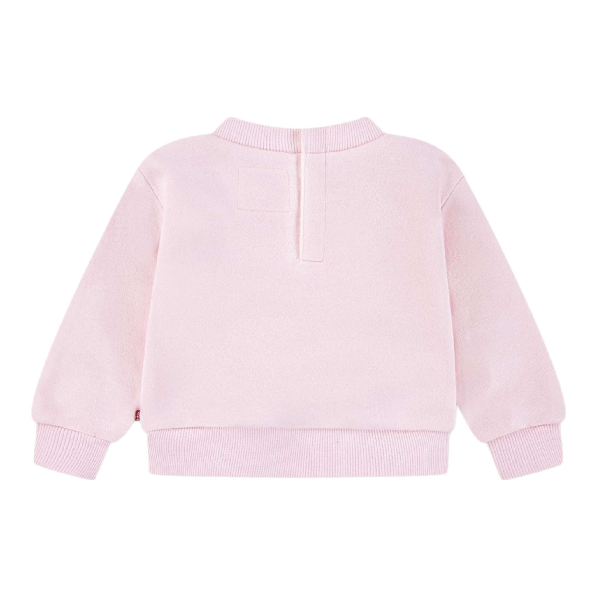 Levi'S Felpa tinta unita con Colletto Rosa per Neonata 1EN575X ROSA LEVI'S 