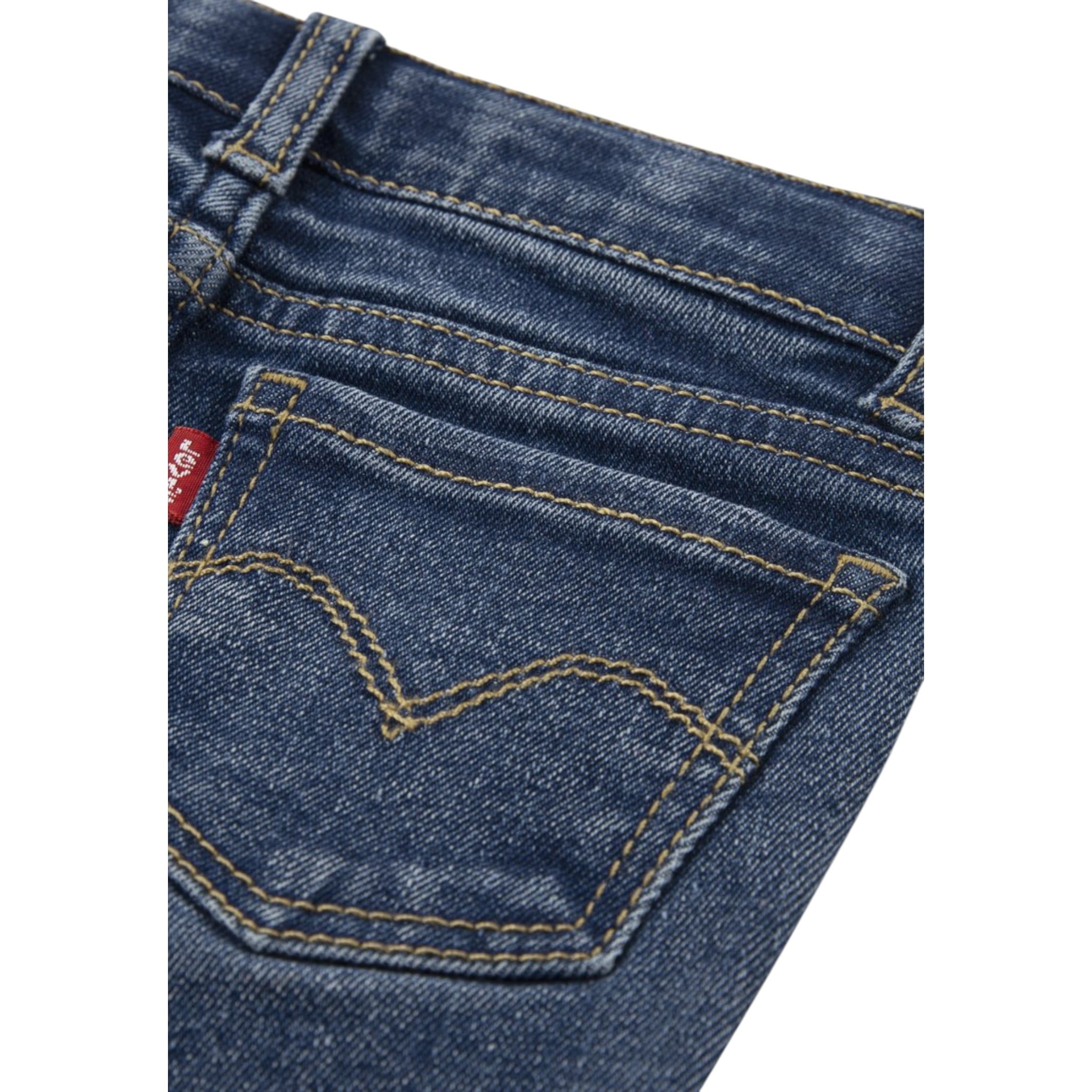 Levi'S Completo 3 Pezzi Felpa-Jeans-T-Shirt Rosso per Bambina 1EP010J ROSSO LEVI'S 