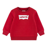 Levi'S Felpa Chiusa Girocollo con Logo tinta unita Rosso per Neonato 6E9079N ROSSO LEVI'S 