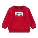 Levi'S Felpa Chiusa Girocollo con Logo tinta unita Rosso per Neonato 6E9079N ROSSO LEVI'S 