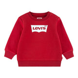 Levi'S Felpa Chiusa Girocollo con Logo tinta unita Rosso per Neonato 6E9079NX ROSSO LEVI'S 