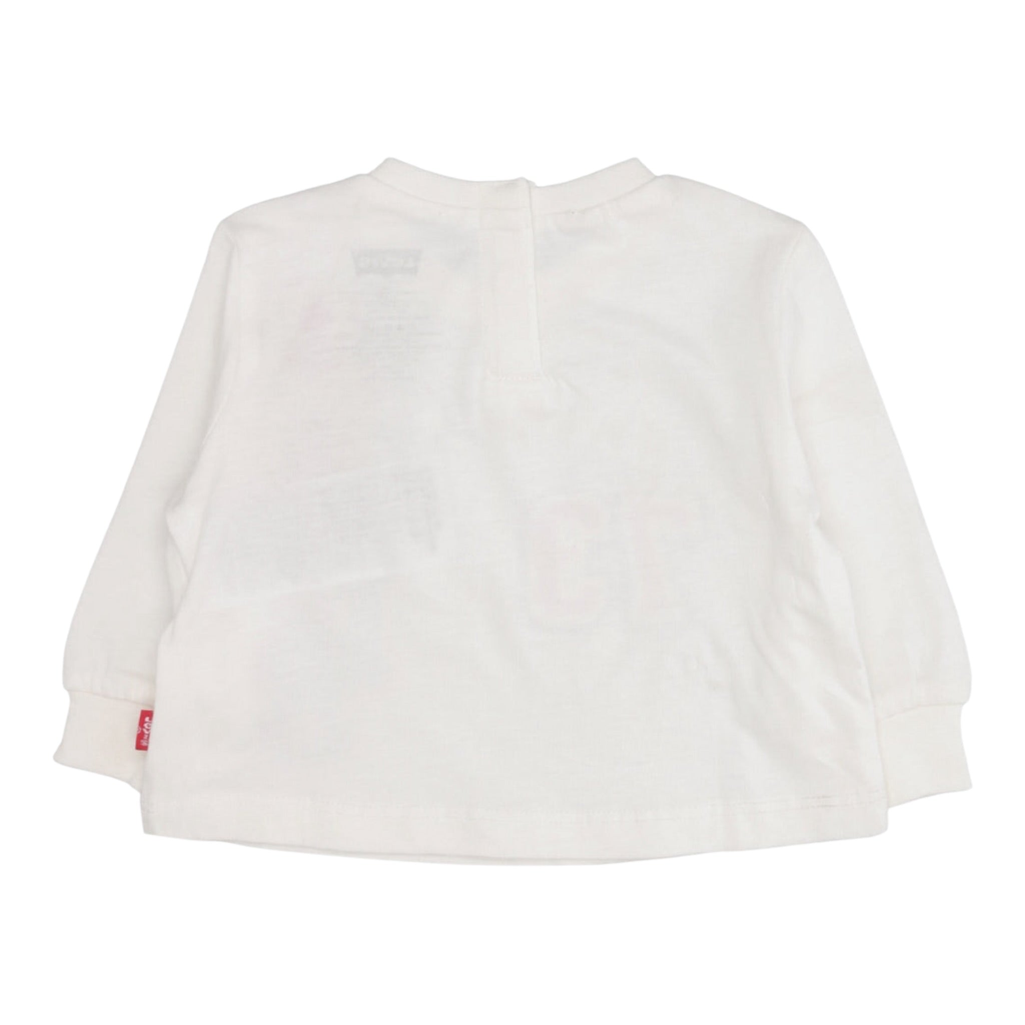 Levi'S Shirt Girocollo tinta unita con Stampe Bianco per Neonato 6EP011 BIANCO LEVI'S 