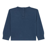 Levi'S Shirt Girocollo tinta unita con Logo Blu per Neonato 6EP410X BLU LEVI'S 