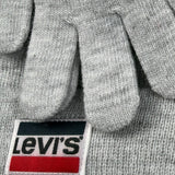 Levi'S Set Cappello-Guanti tinta unita Grigio per Bambino 8A8355 GRIGIO LEVI'S 