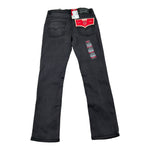 Levi'S Jeans tinta unita con Girovita Regolabile Nero per Bambino 8E6728 NERO LEVI'S 