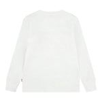 Levi'S Shirt Girocollo tinta unita con Logo Bianco per Bambino 8E864K BIANCO LEVI'S 