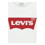 Levi'S Shirt Girocollo tinta unita con Logo Bianco per Bambino 8E864K BIANCO LEVI'S 