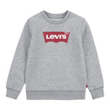 Levi'S Felpa Chiusa Girocollo tinta unita con Logo Grigio per Bambino 8E9079 GRIGIO LEVI'S 