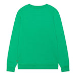Levi'S Felpa Chiusa Girocollo tinta unita con Logo Verde per Bambino 8E9079X VERDE LEVI'S 