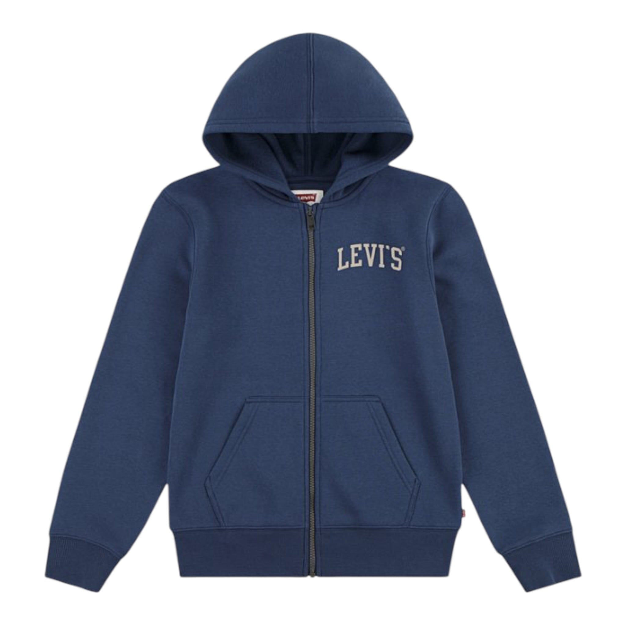 Levi'S Felpa Xon Zip E Cappuccio tinta unita Blu per Neonato 8EN722 BLU LEVI'S 