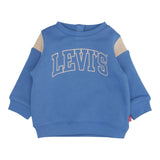 Levi'S Felpa Girocollo tinta unita con Stampa Blu per Neonato 8EN726 BLU LEVI'S 
