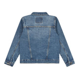 Levi'S Giubbino In Denim Tinta Uita Blu per Bambino 9E2058 BLU LEVI'S 