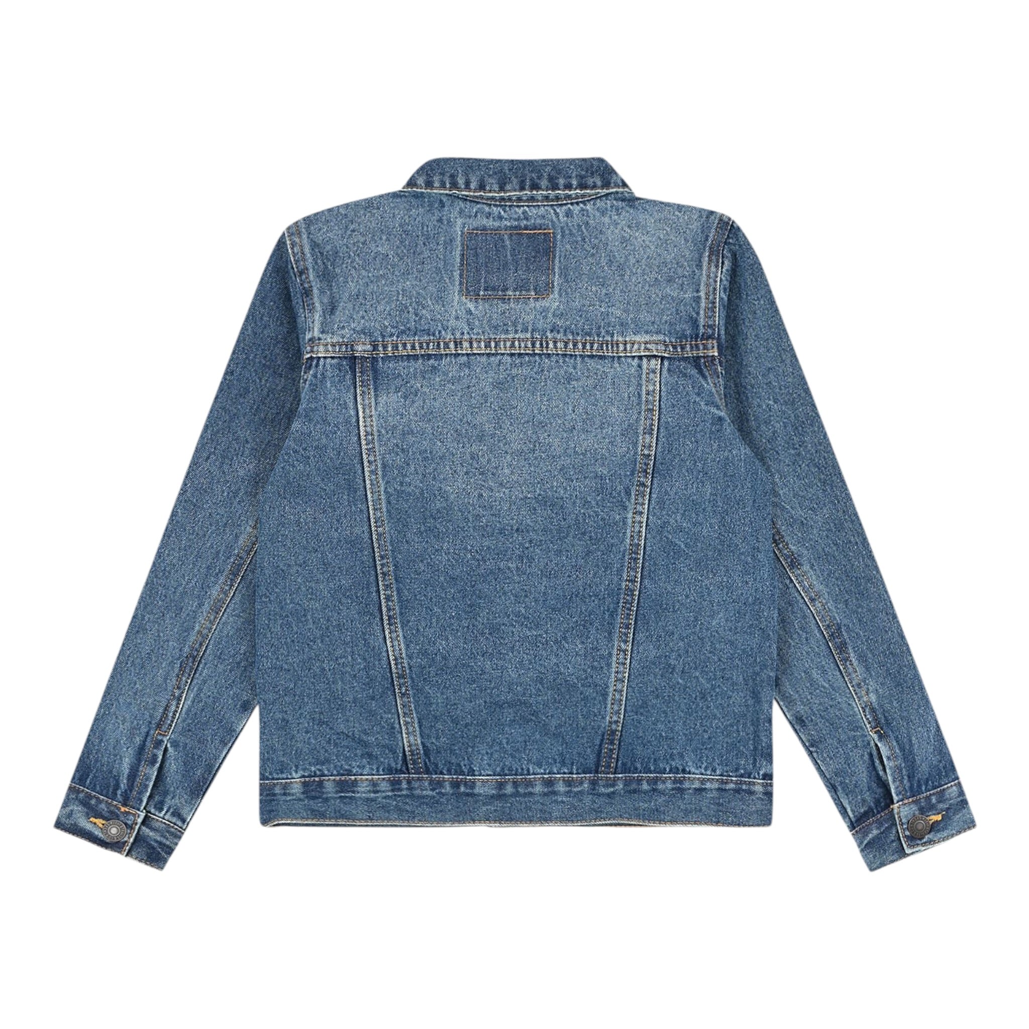 Levi'S Giubbino In Denim Tinta Uita Blu per Bambino 9E2058 BLU LEVI'S 