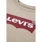 Levi'S Felpa Chiusa Girocollo tinta unita con Logo Beige per Bambino 9E9079X BEIGE LEVI'S 