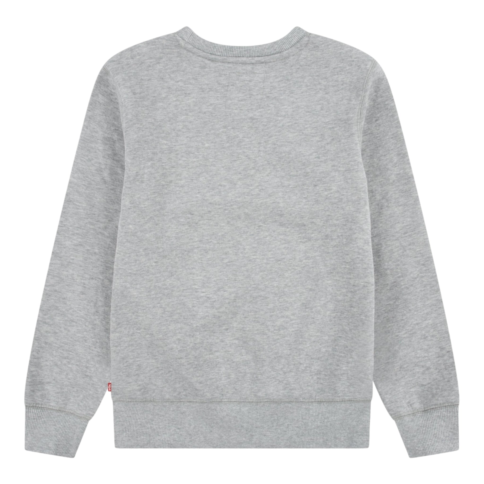 Levi'S Felpa Chiusa Girocollo tinta unita con Logo Grigio per Bambino 9E9079XX GRIGIO LEVI'S 
