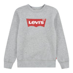 Levi'S Felpa Chiusa Girocollo tinta unita con Logo Grigio per Bambino 9E9079XX GRIGIO LEVI'S 