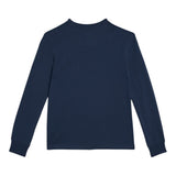 Levi'S Shirt Girocollo tinta unita con Logo Blu per Bambino 9EC706 BLU LEVI'S 