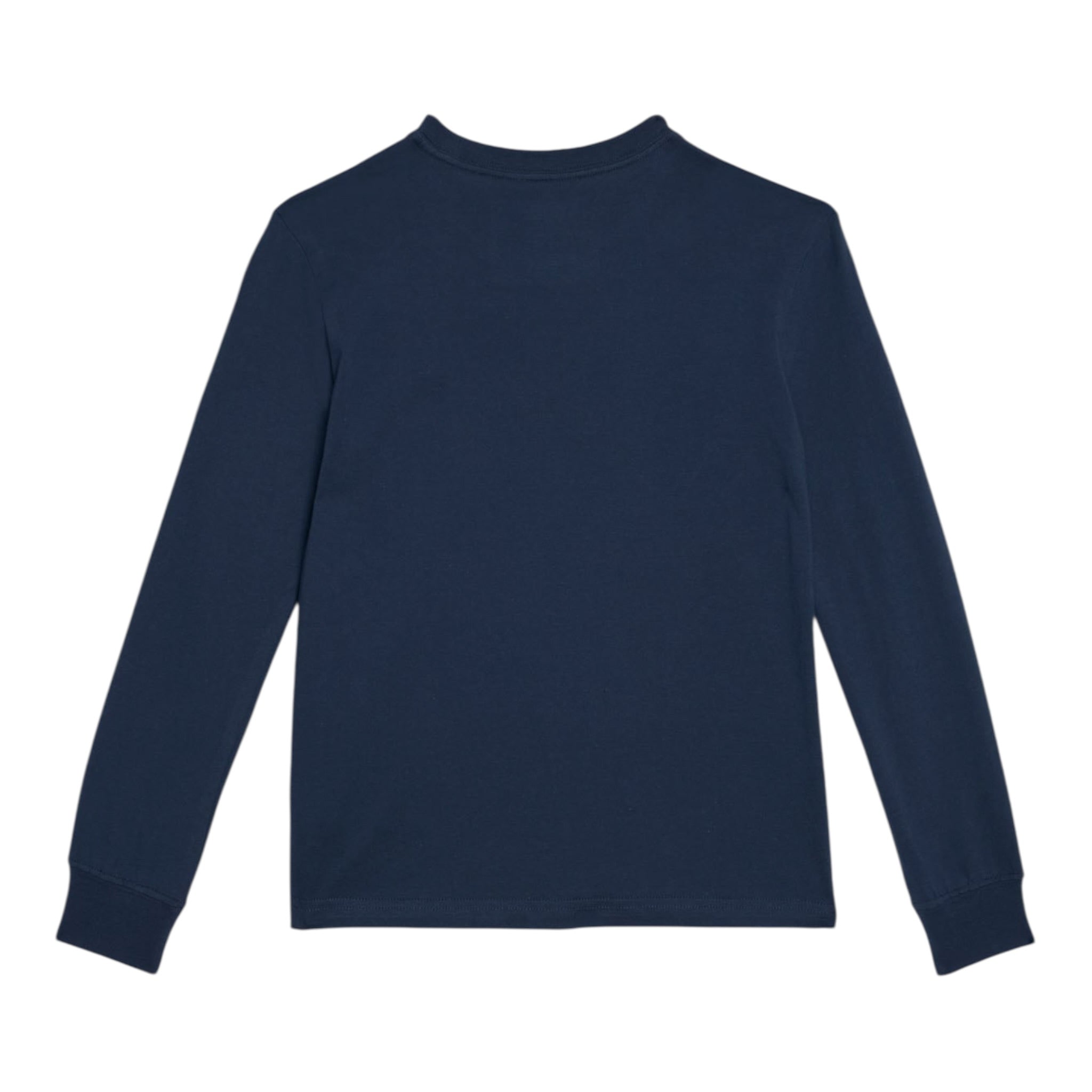 Levi'S Shirt Girocollo tinta unita con Logo Blu per Bambino 9EC706 BLU LEVI'S 