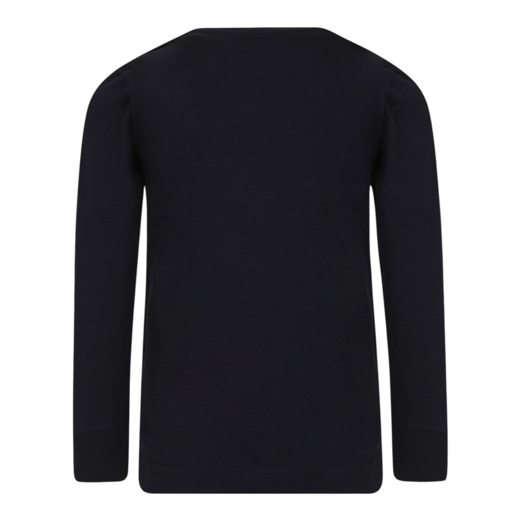 Levi'S Shirt Girocollo tinta unita con Logo Nero per Bambino 9EC706X NERO LEVI'S 