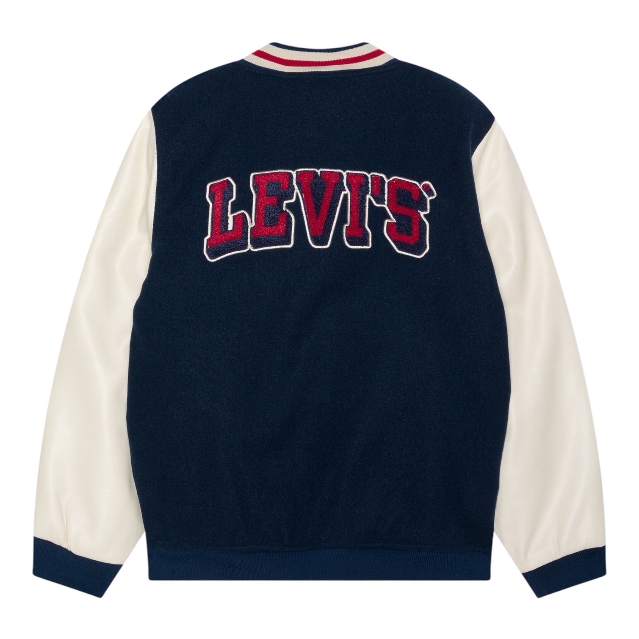 Levi'S Giubbino College tinta unita con Maniche In Contrasto Blu per Bambino 9EH926X BLU LEVI'S 