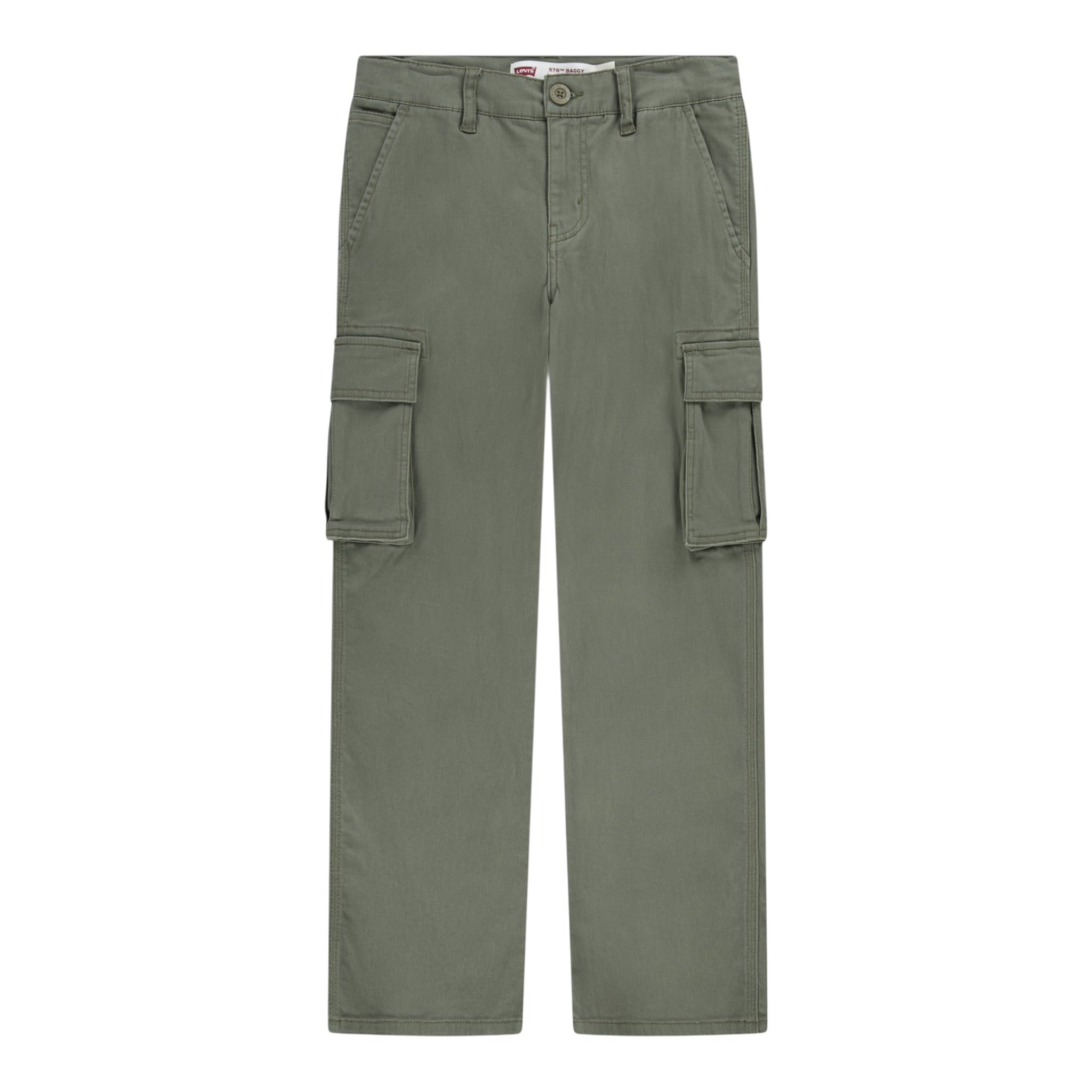 Levi'S Pantalone tinta unita con Girovita Regolabile Verde per Bambino 9EL211 VERDE LEVI'S 