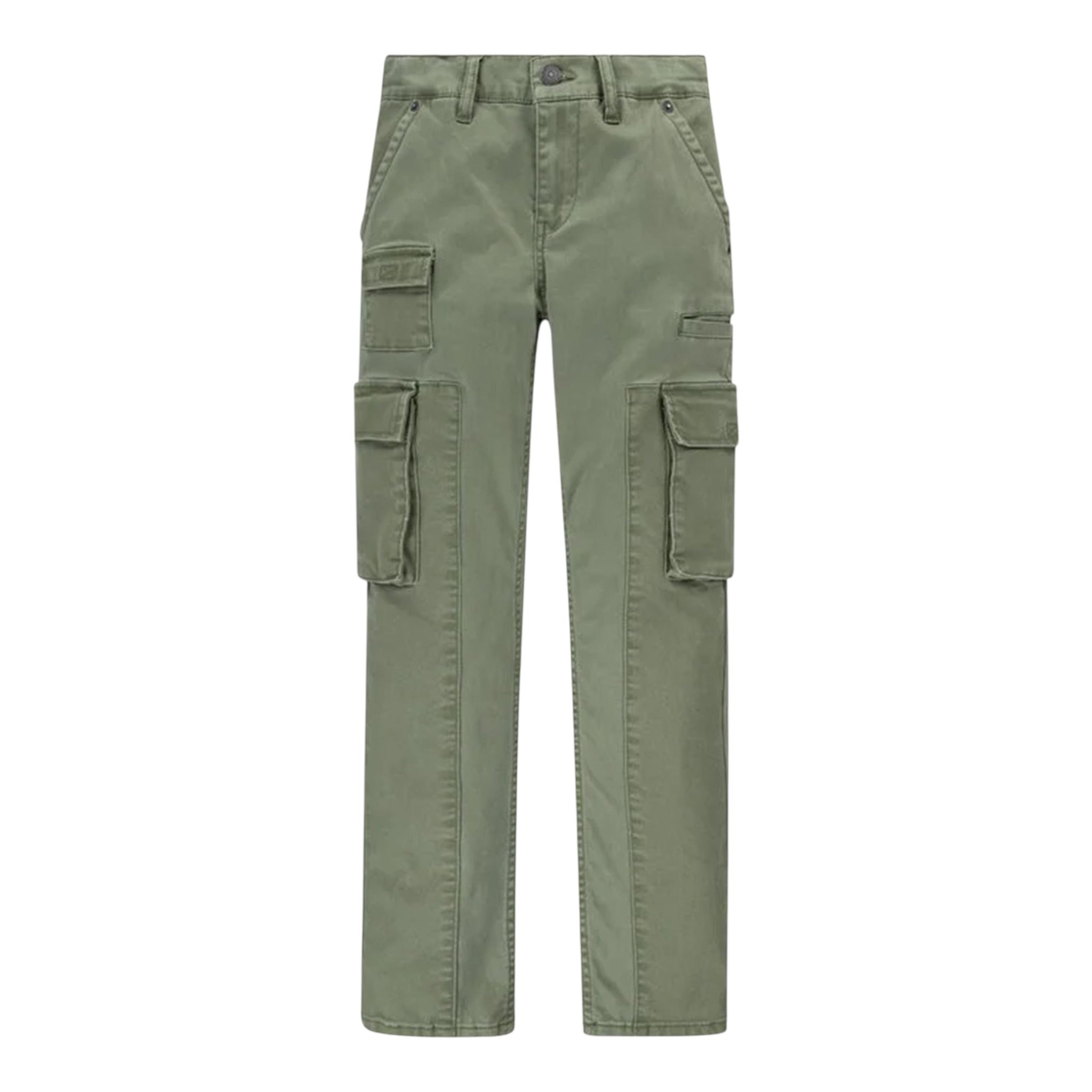 Levi'S Pantalone tinta unita con Girovita Regolabile Verde per Bambino 9EL222 VERDE LEVI'S 