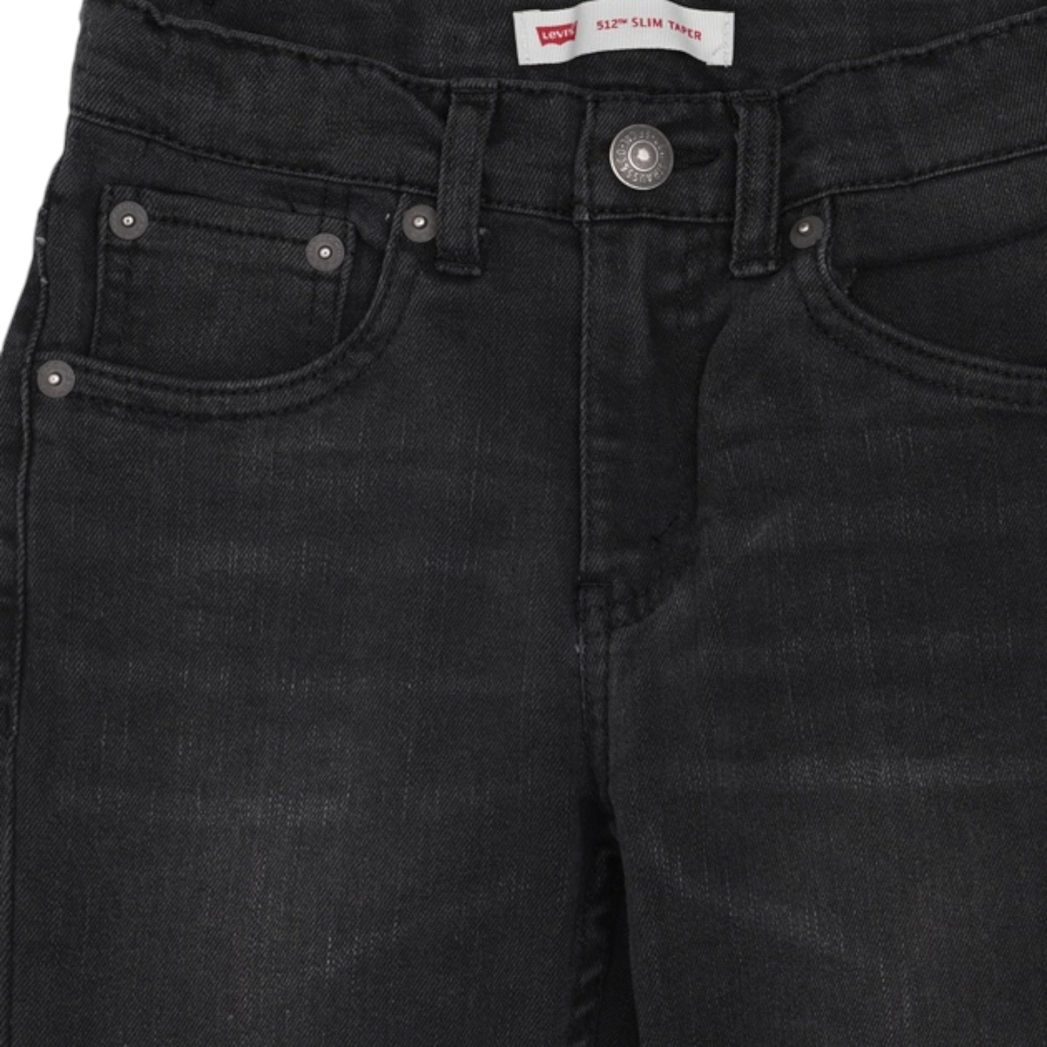 Levi'S Jeans tinta unita con Girovita Regolabile Nero per Bambino 9EL229 NERO LEVI'S 