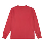 Levi'S Shirt Girocollo tinta unita con Lofo Rosso per Bambino 9EN713 ROSSO LEVI'S 