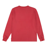 Levi'S Shirt Girocollo tinta unita con Lofo Rosso per Bambino 9EN713 ROSSO LEVI'S 