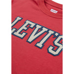 Levi'S Shirt Girocollo tinta unita con Lofo Rosso per Bambino 9EN713 ROSSO LEVI'S 