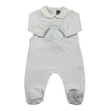 Little Bear Tutina Manica Lunga tinta unita Bianco per Neonato 4031 BIANCO LITTLE BEAR 