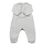 Little Bear Tutina Manica Lunga tinta unita Bianco per Neonato 4031 BIANCO LITTLE BEAR 
