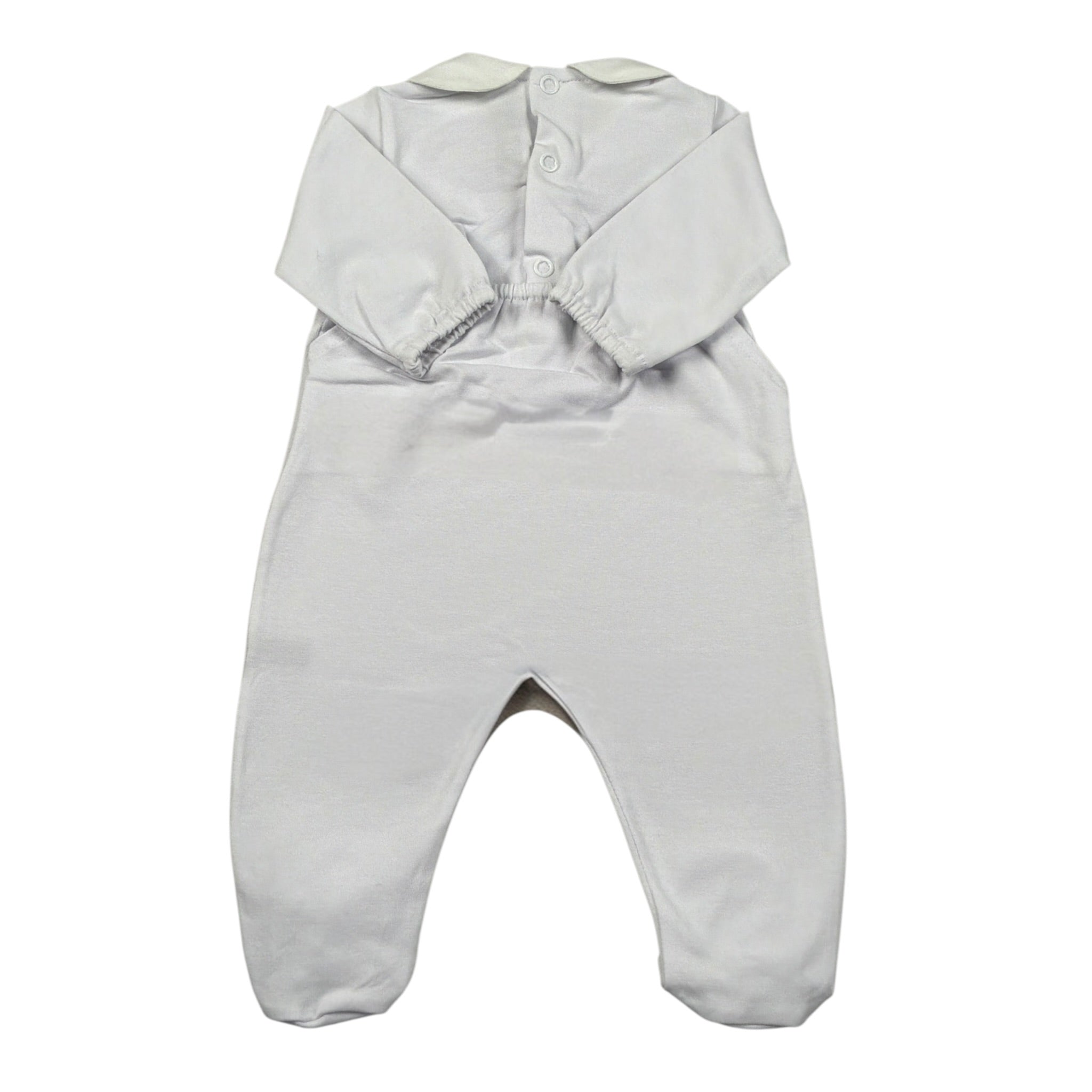 Little Bear Tutina Manica Lunga tinta unita Bianco per Neonato 4031 BIANCO LITTLE BEAR 