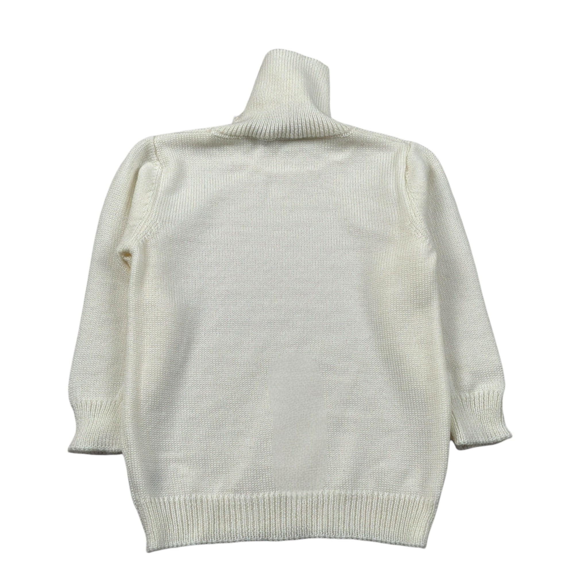 Little Bear Maglia Collo Alto tinta unita Panna per Neonato 7155 PANNA LITTLE BEAR 