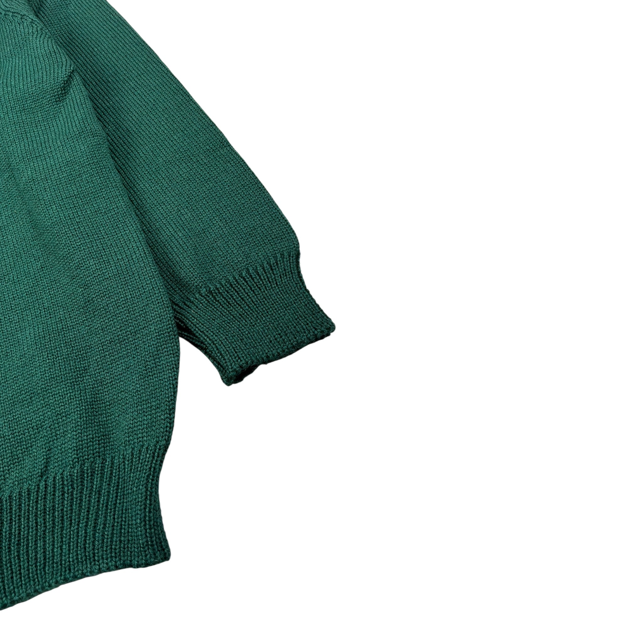 Little Bear Maglia Collo Alto tinta unita Verde per Neonato 7155 VERDE LITTLE BEAR 