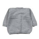 Little Bear Cardigan Tint Unita Grigio per Neonato 8024 GRIGIO LITTLE BEAR 