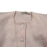 Little Bear Cardigan Tint Unita Rosa per Neonata 8024X ROSA LITTLE BEAR 