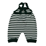 Little Bear Tutina Modello Salopette Fantasia A Righe Bianco/Verde per Neonato 9128 BIANCO/VERDE LITTLE BEAR 