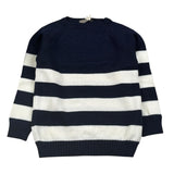 Little Bear Maglia Bicolore A Strisce Bianco/Blu per Bambino 9304J BIANCO/BLU LITTLE BEAR 
