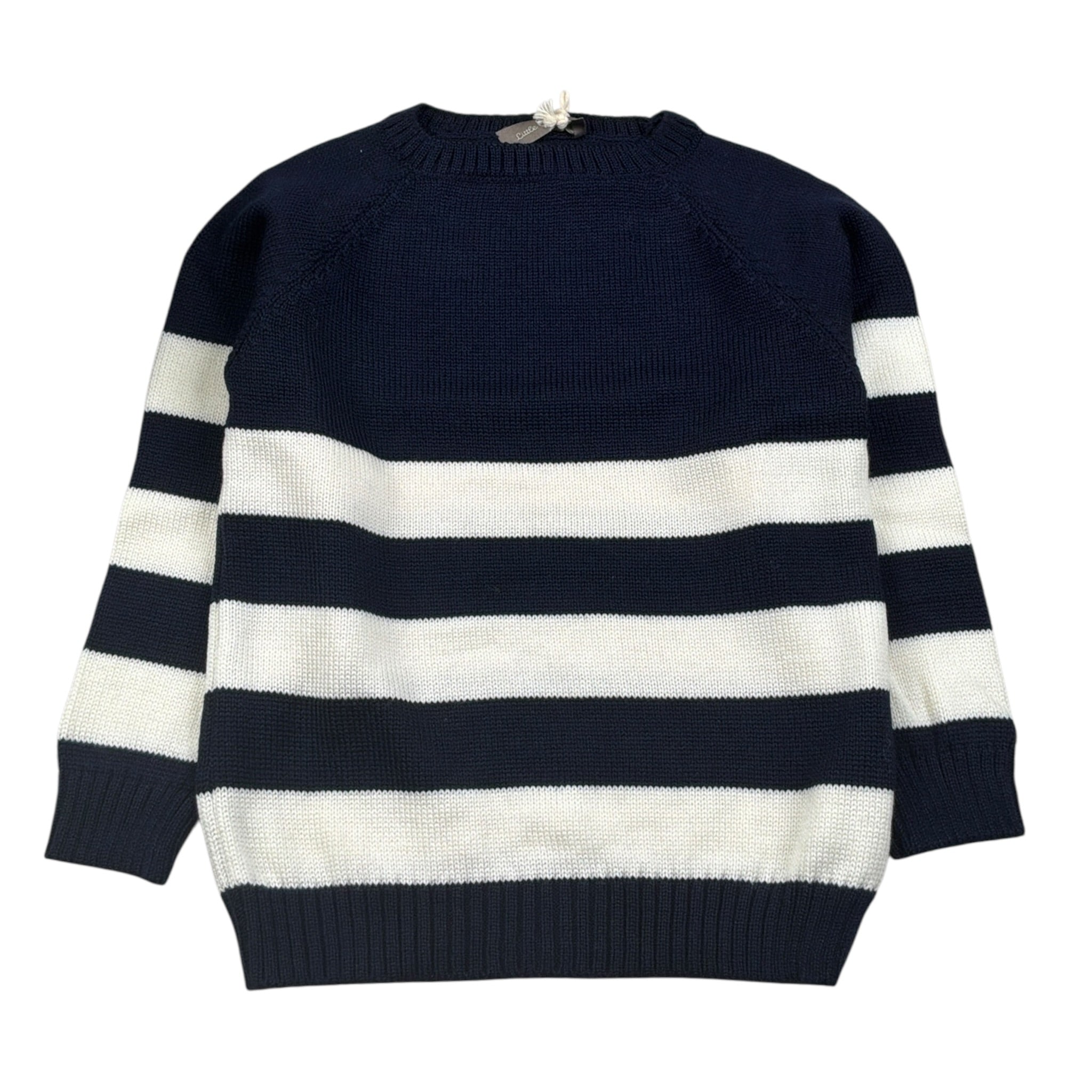 Little Bear Maglia Bicolore A Strisce Bianco/Blu per Bambino 9304J BIANCO/BLU LITTLE BEAR 