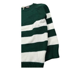 Little Bear Maglia Bicolore A Strisce Bianco/Verde per Bambino 9304J BIANCO/VERDE LITTLE BEAR 