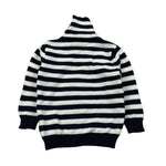 Little Bear Maglia Fantasia A Righe Collo Alto Bianco/Blu per Neonato 9313 BIANCO/BLU LITTLE BEAR 